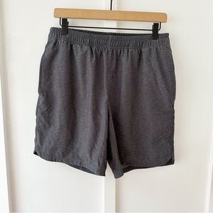 RHÔNE grey guru shorts
